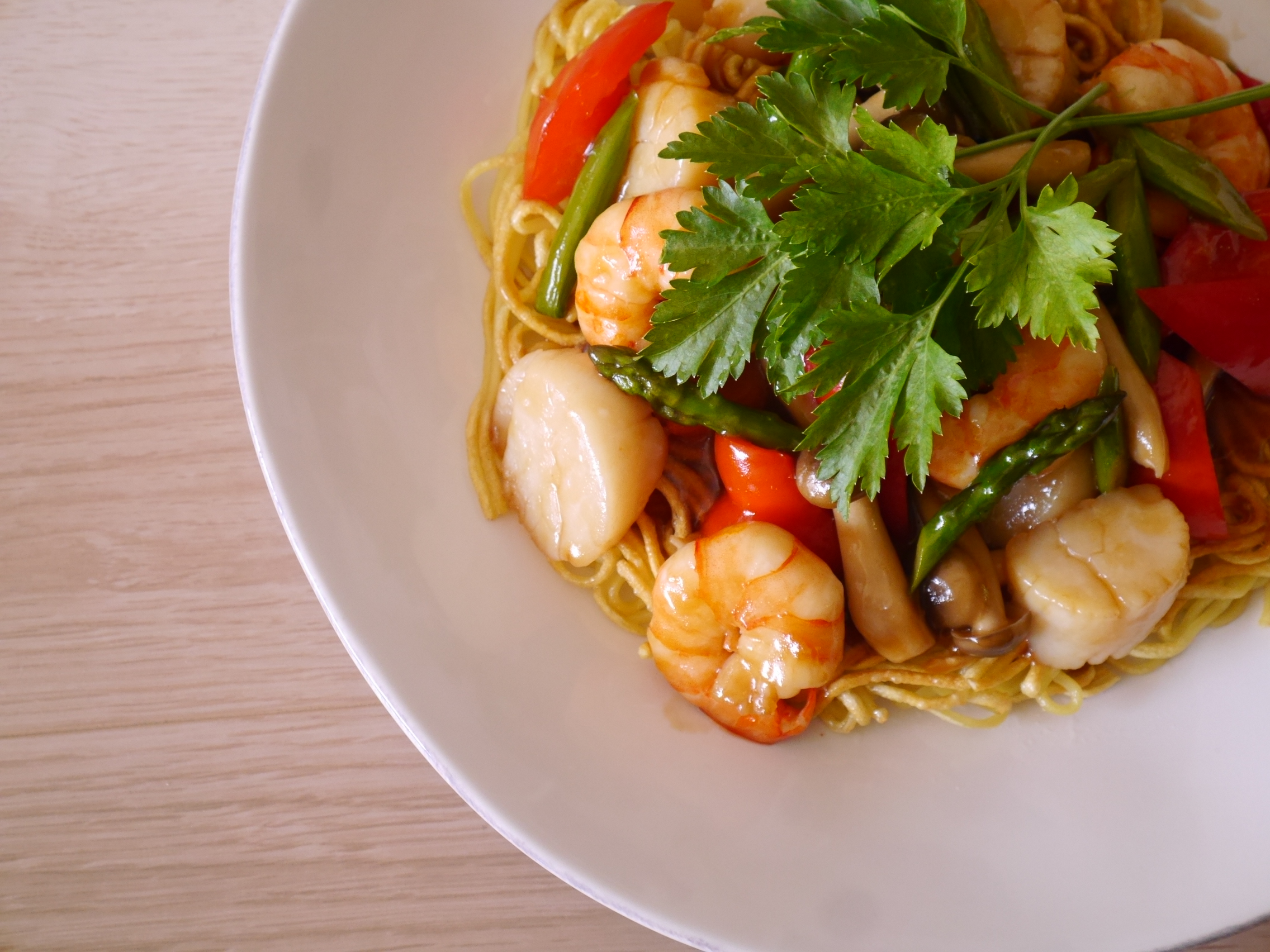 横浜クラフトコーラの海鮮あんかけ焼きそばのレシピ